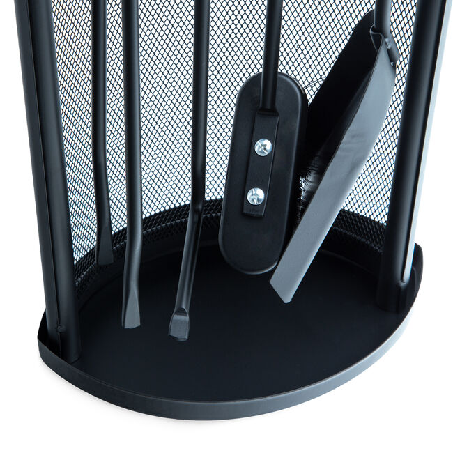 Silverflame 26" Companion Set In Crescent Holder